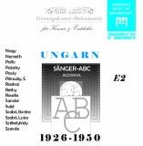 Ungarische Sänger - Vol. 2
