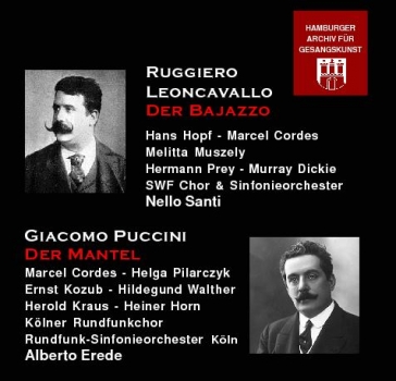 Leoncavallo: Bajazzo + Puccini: Der Mantel (2 CD)