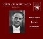 Heinrich Schlusnus - Der spÃ¤te Nachlass (4 CDs)